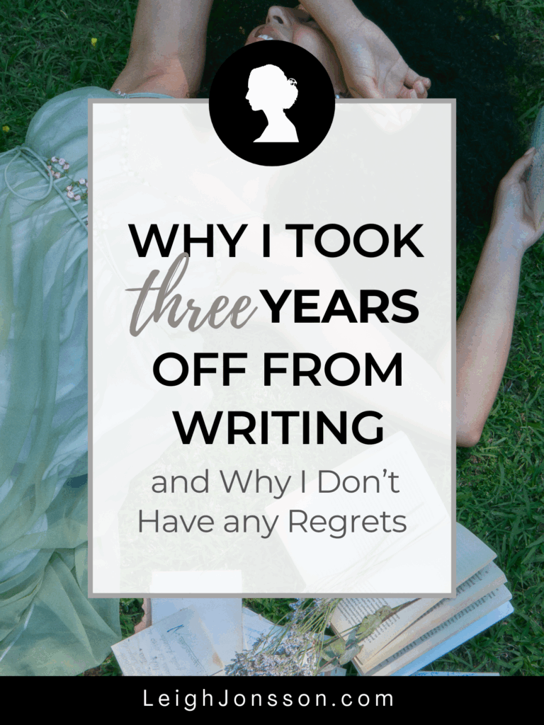 Why I took Three Years off from Writing
